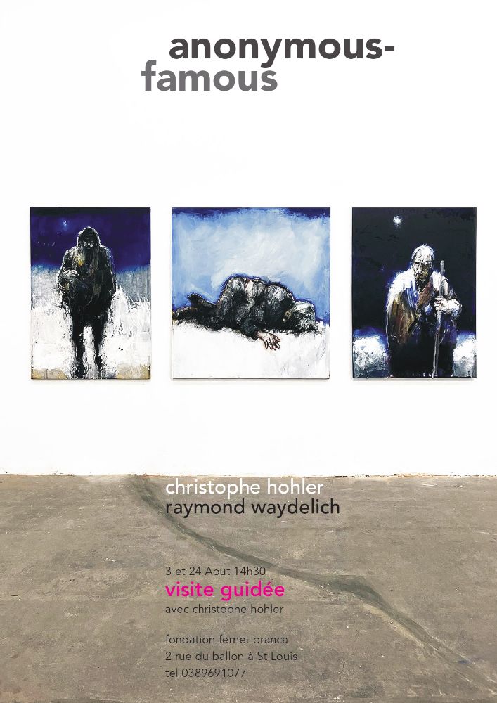 Führungen in der Ausstellung anonymous-famous mit dem Künstler