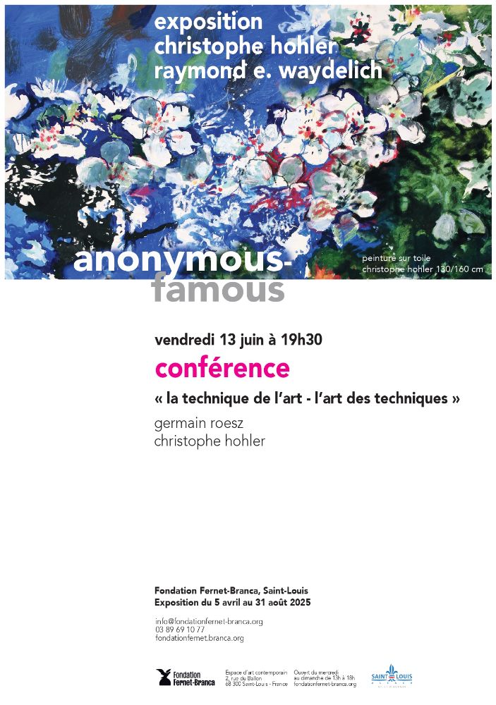 Gespräch «Die Technik der Kunst oder die Kunst der Techniken»